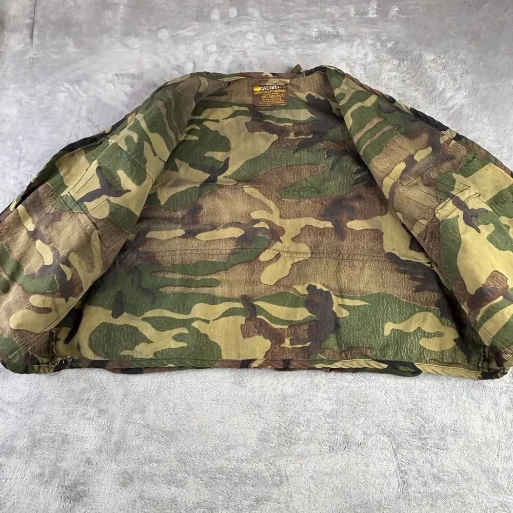 Caliber Sportsman's Camo Duck‎ Hunting Shooting Vest Mens Large Shell Loops